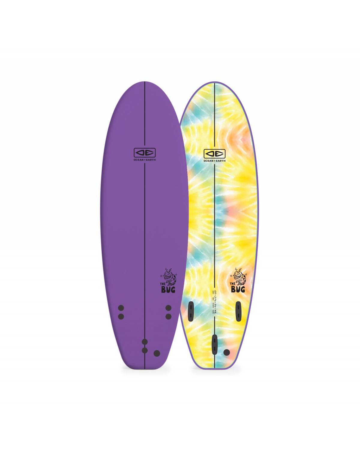 Purple softboard front and back