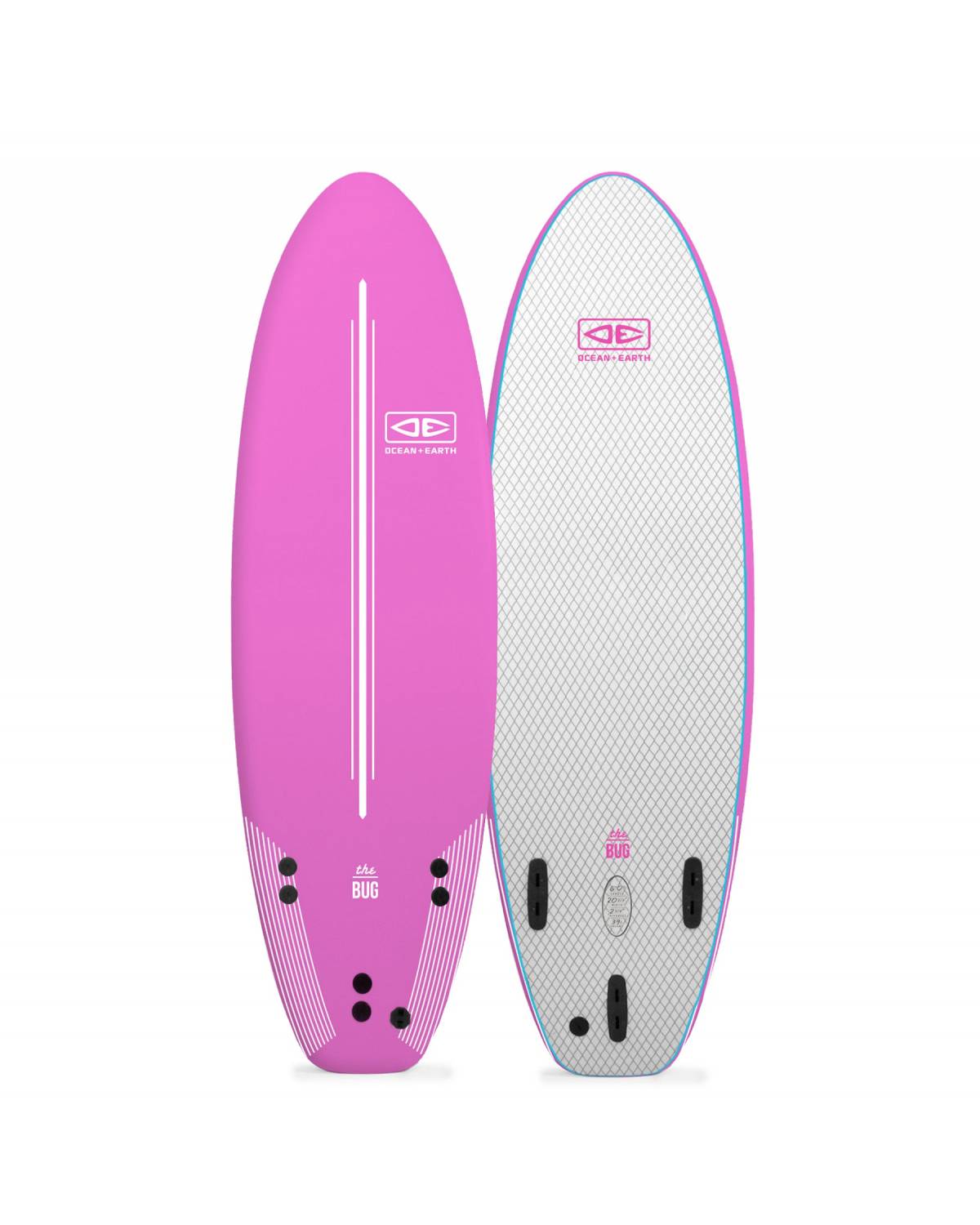 The Bug Mini 6'0" - Pink