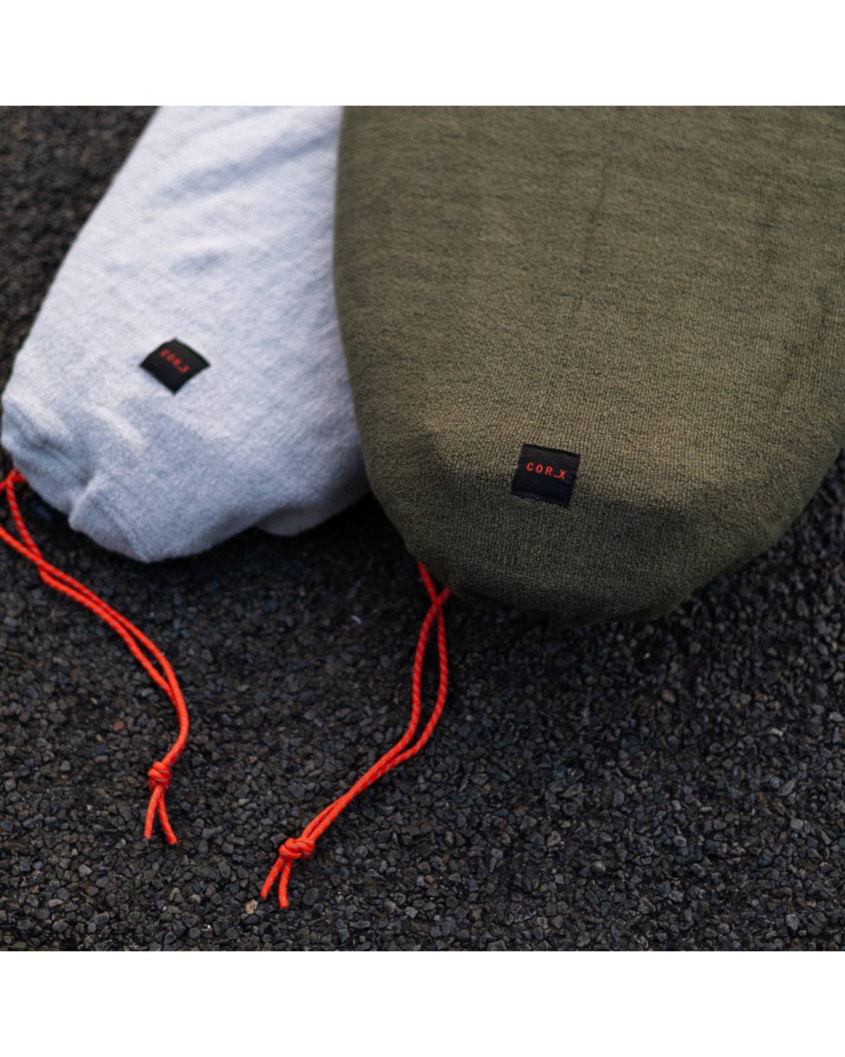  COR_X Shortboard Stretch Cover - Light Grey