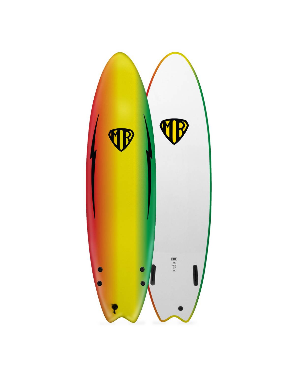 Ocean & Earth | MR Ezi-Rider Twin Fin 7'0" | Rasta