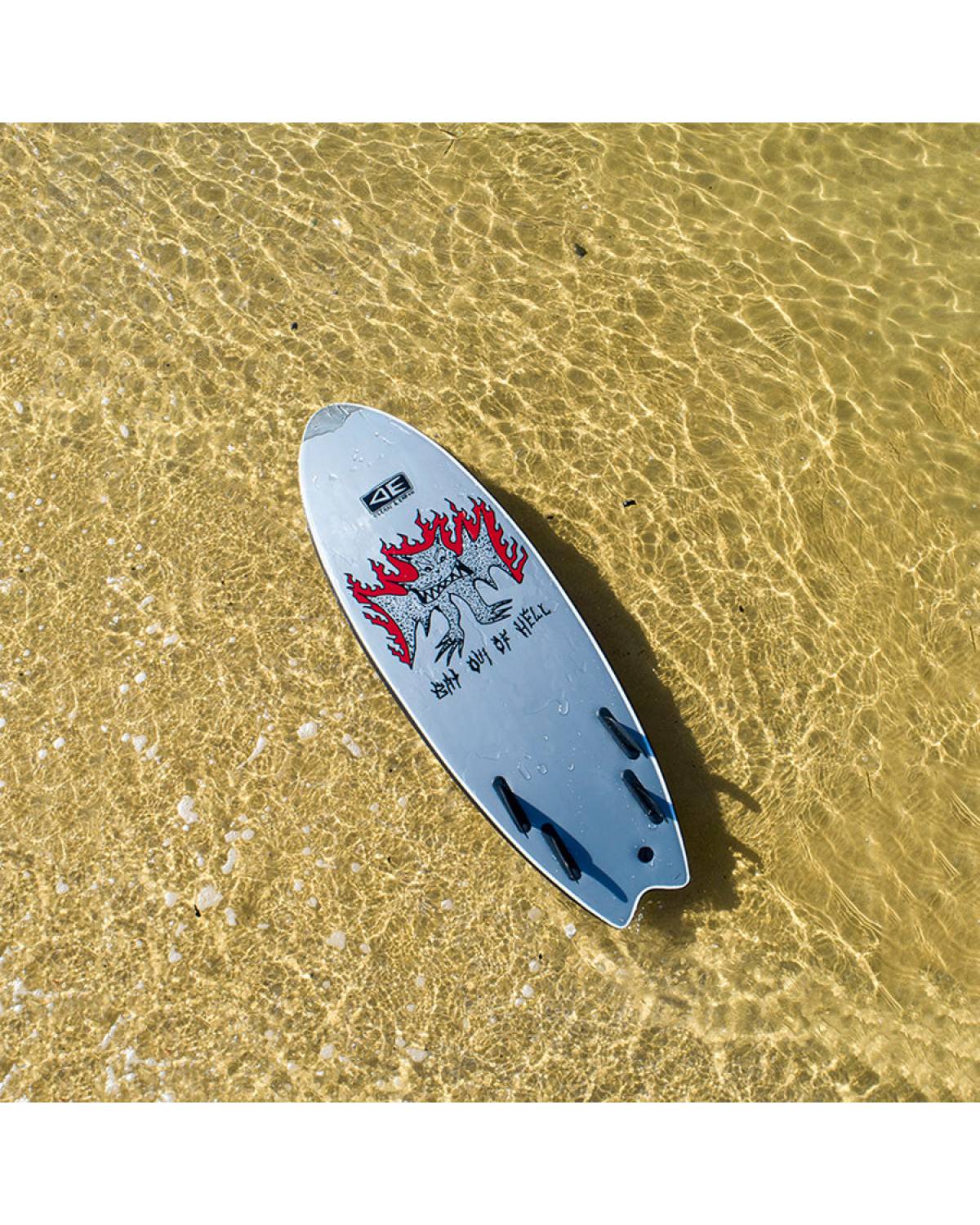  Ocean & Earth | Bat Outta Hell Ezi-Rider 5'6" Quad | Black