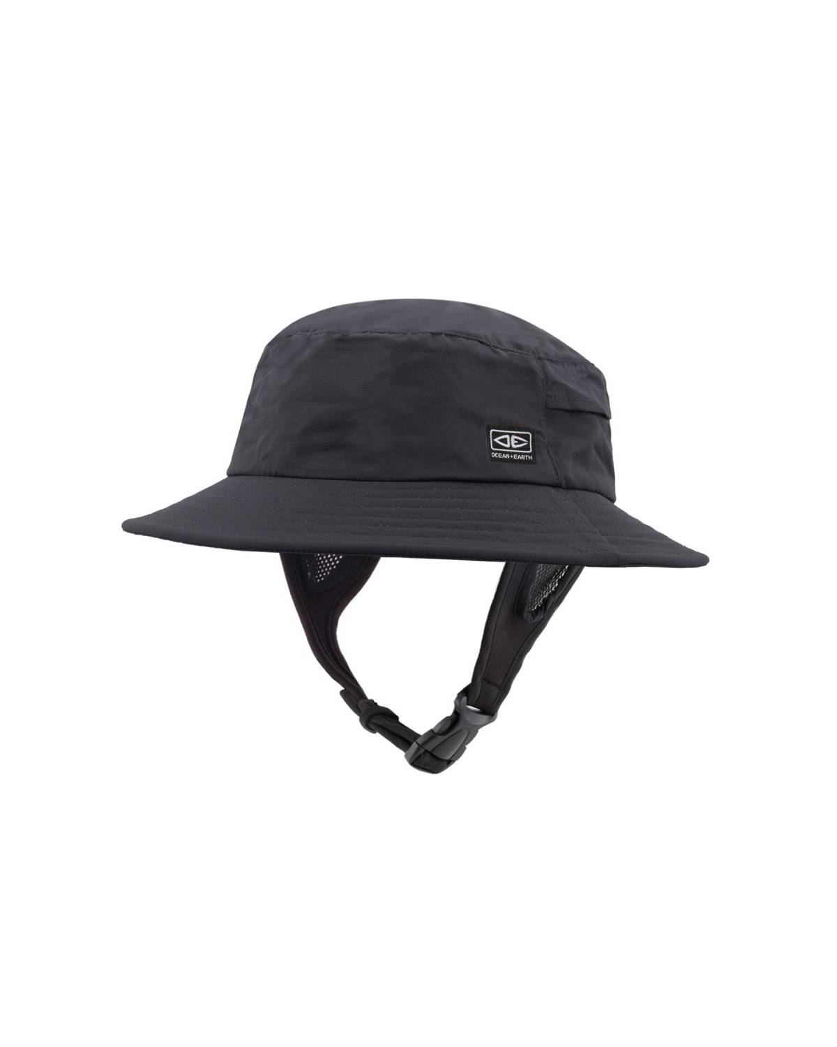 Ocean and Earth Kids Bingin Soft Peak Surf Hat - Black