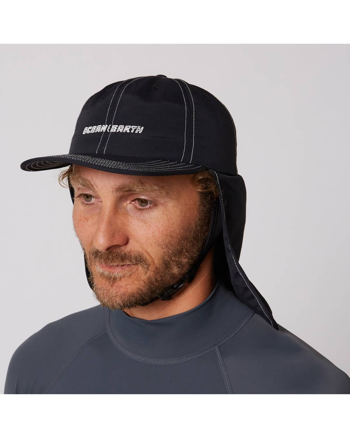 Ocean & Earth | G-Land Legionnaire Surf Cap | Black