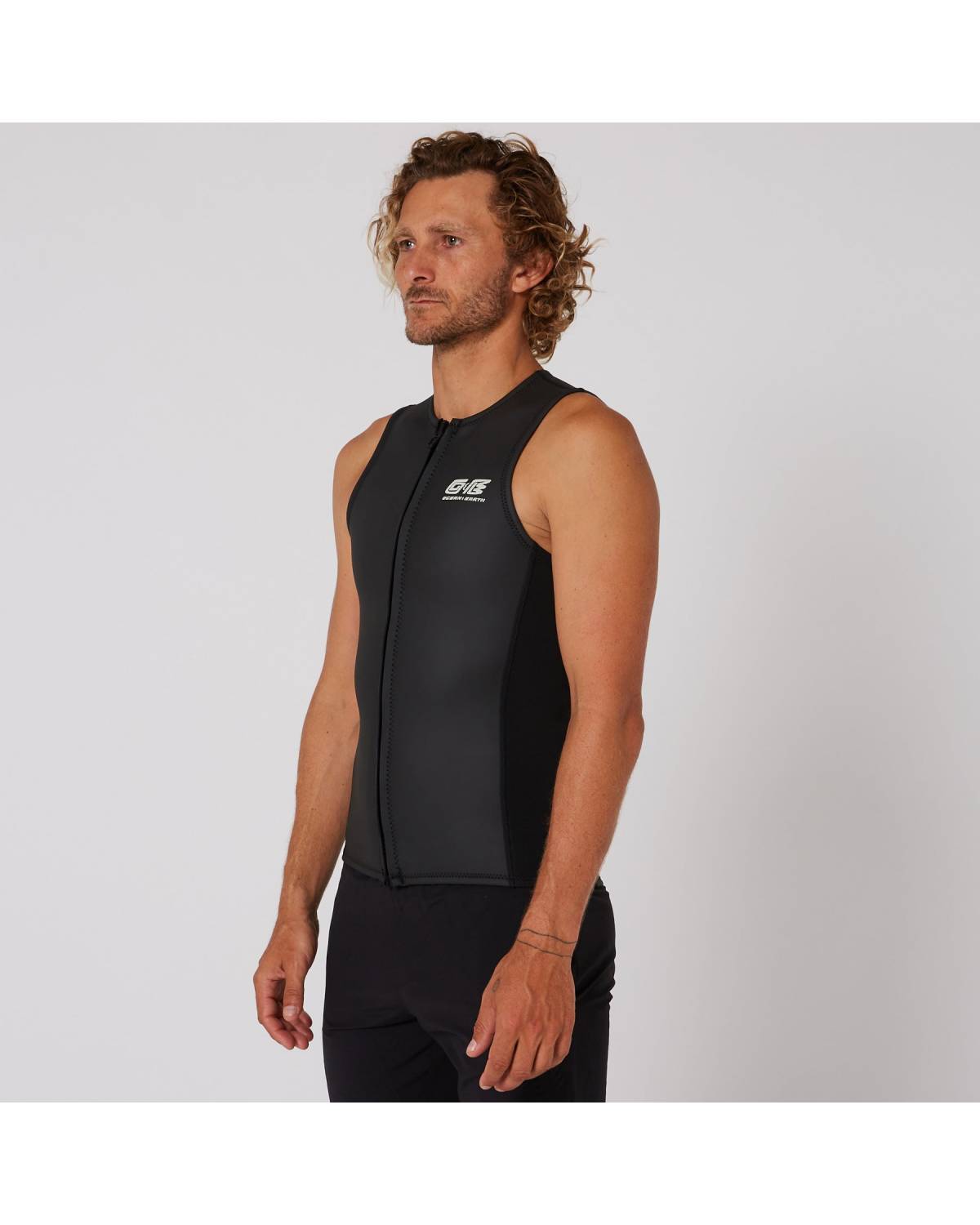 Heritage Front Zip Sleeveless Vest - 1.5mm