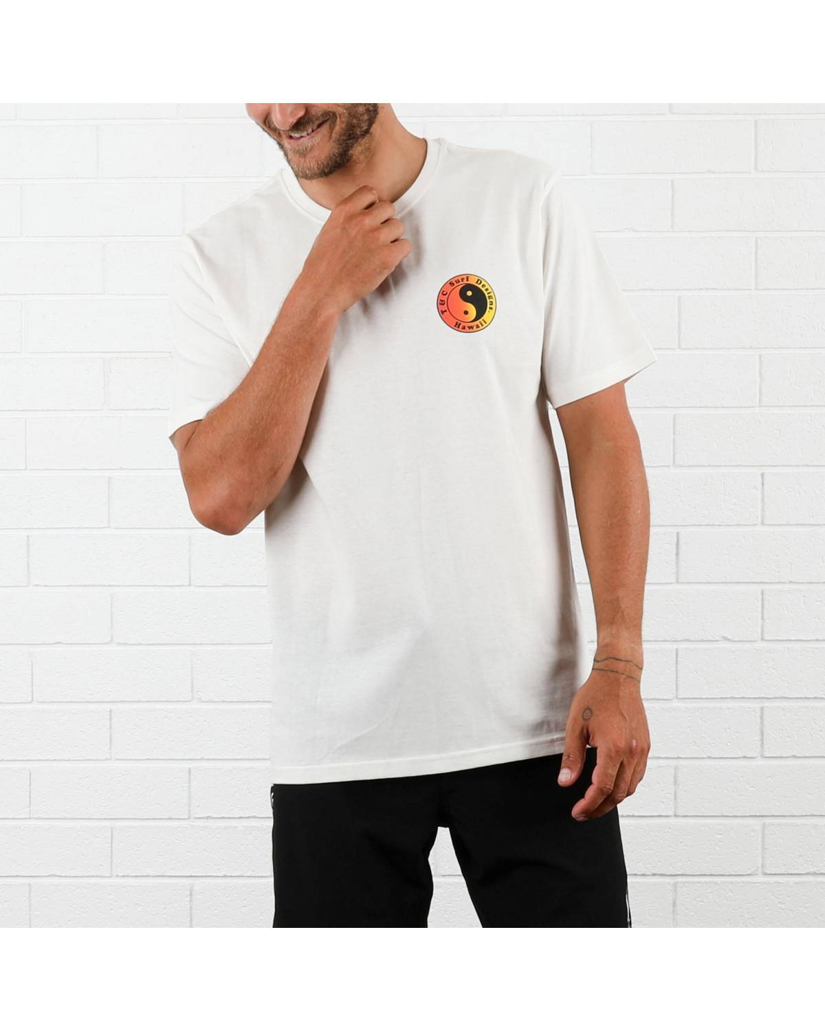 OG Logo Tee - Bone Fade