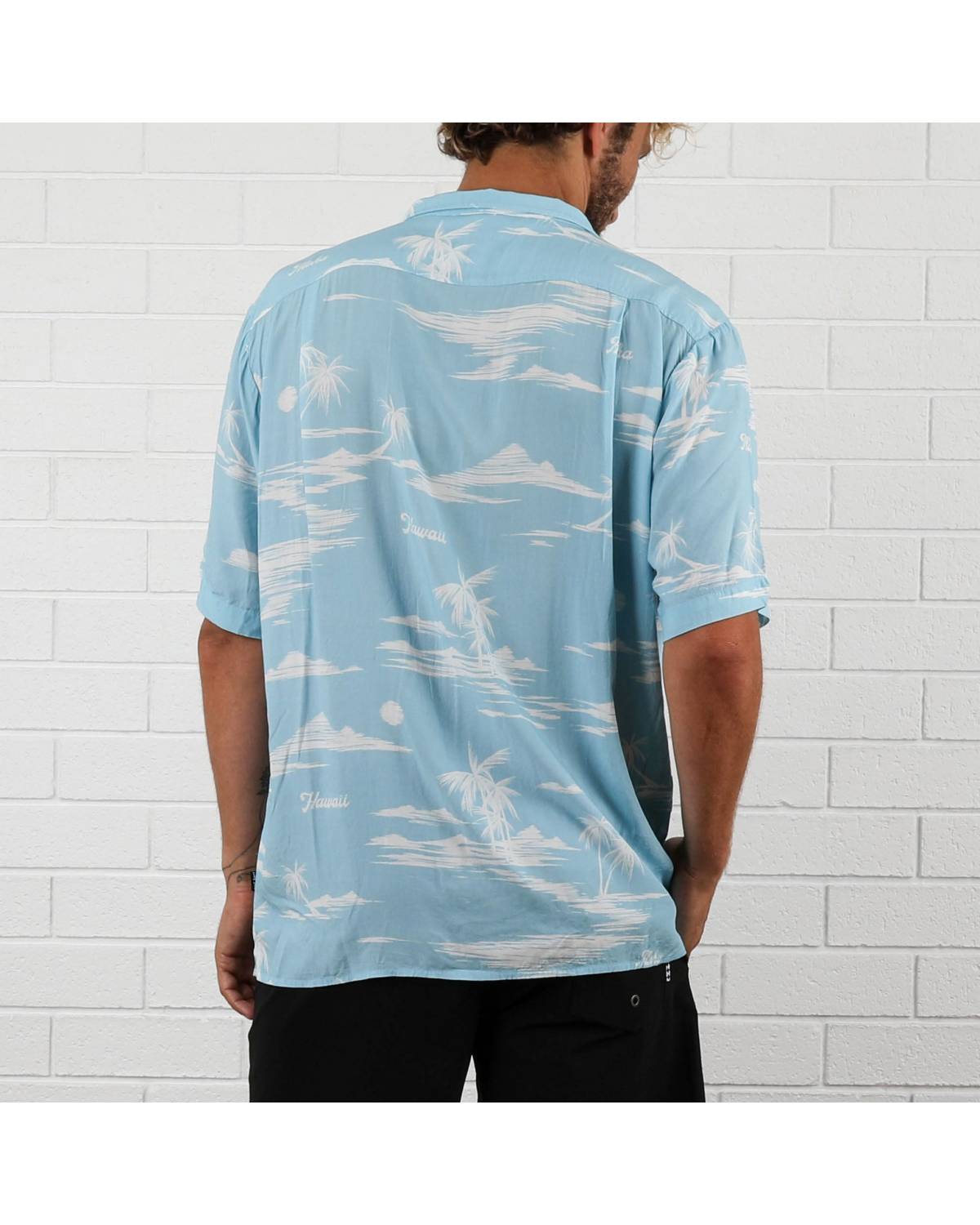 Island Time S/S Shirt - Ocean