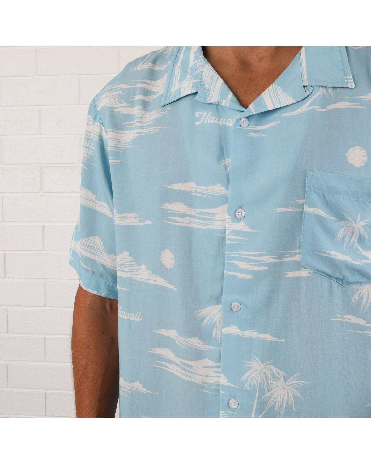 Island Time S/S Shirt - Ocean