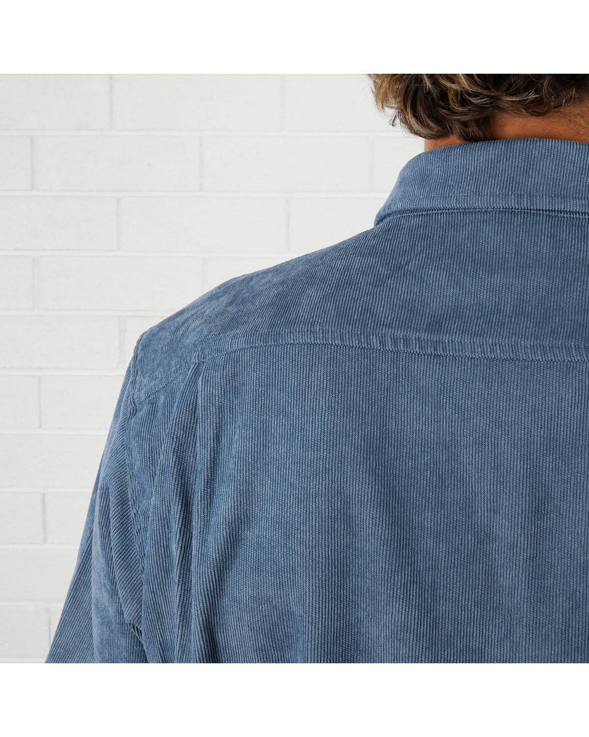 Whaler Cord S/S Shirt - Marine