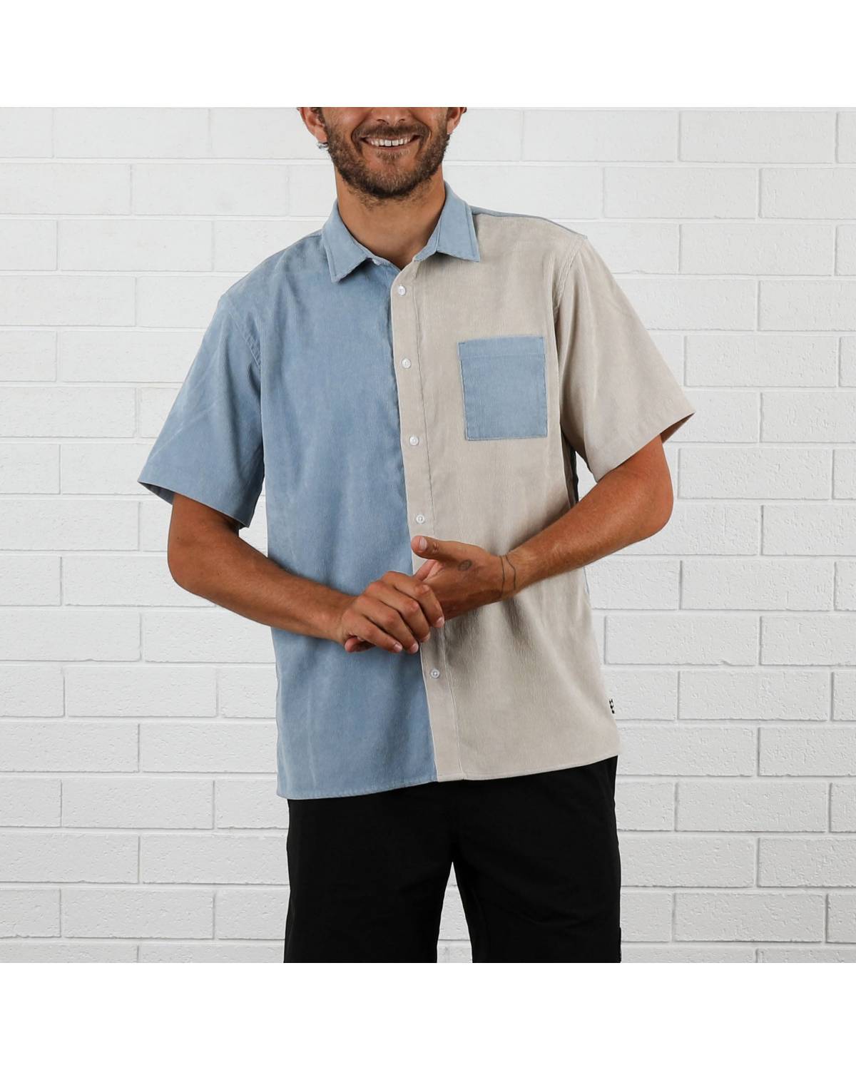 Stinger Cord S/S Shirt - Marine