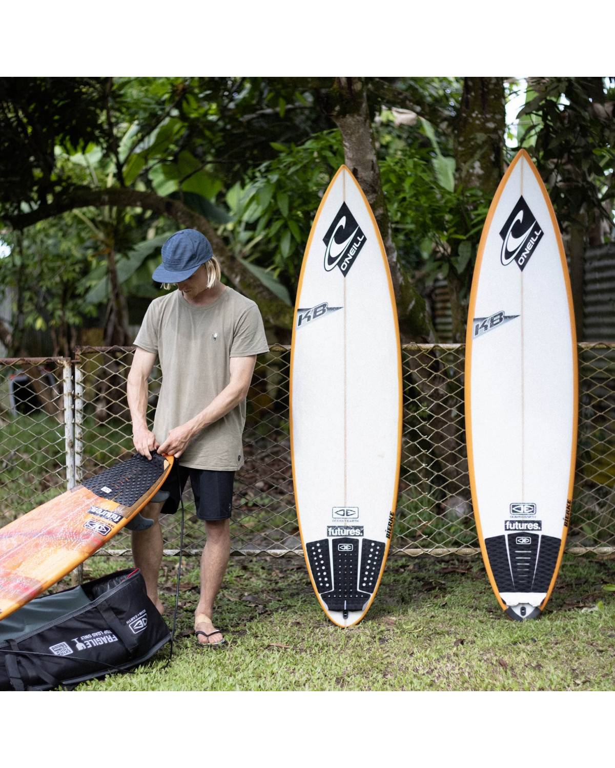 Pin Tail Surfboard Tail Pad by Ocean and Earth