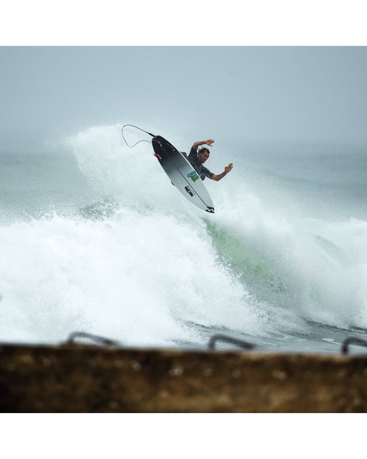 Surfer Holding Board
