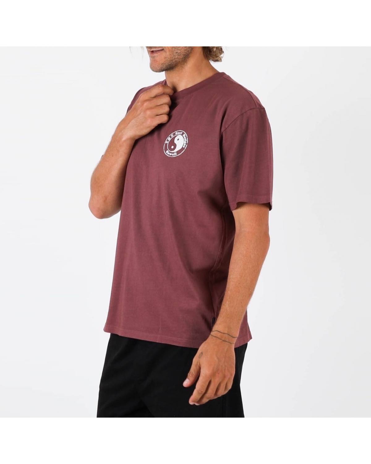 Monochrome Tee - Washed Rust