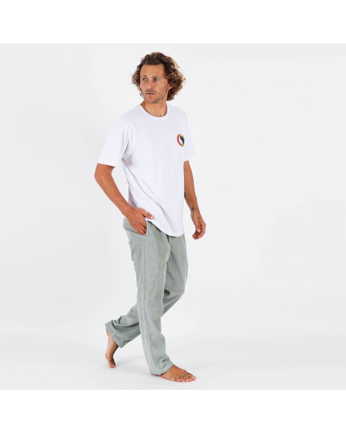Whaler Cord Pant - Sea Grass