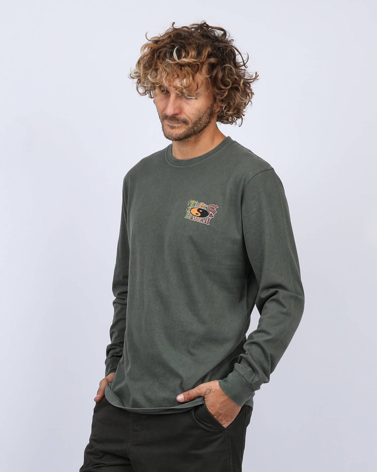 Circa L/S Tee - Washed Char