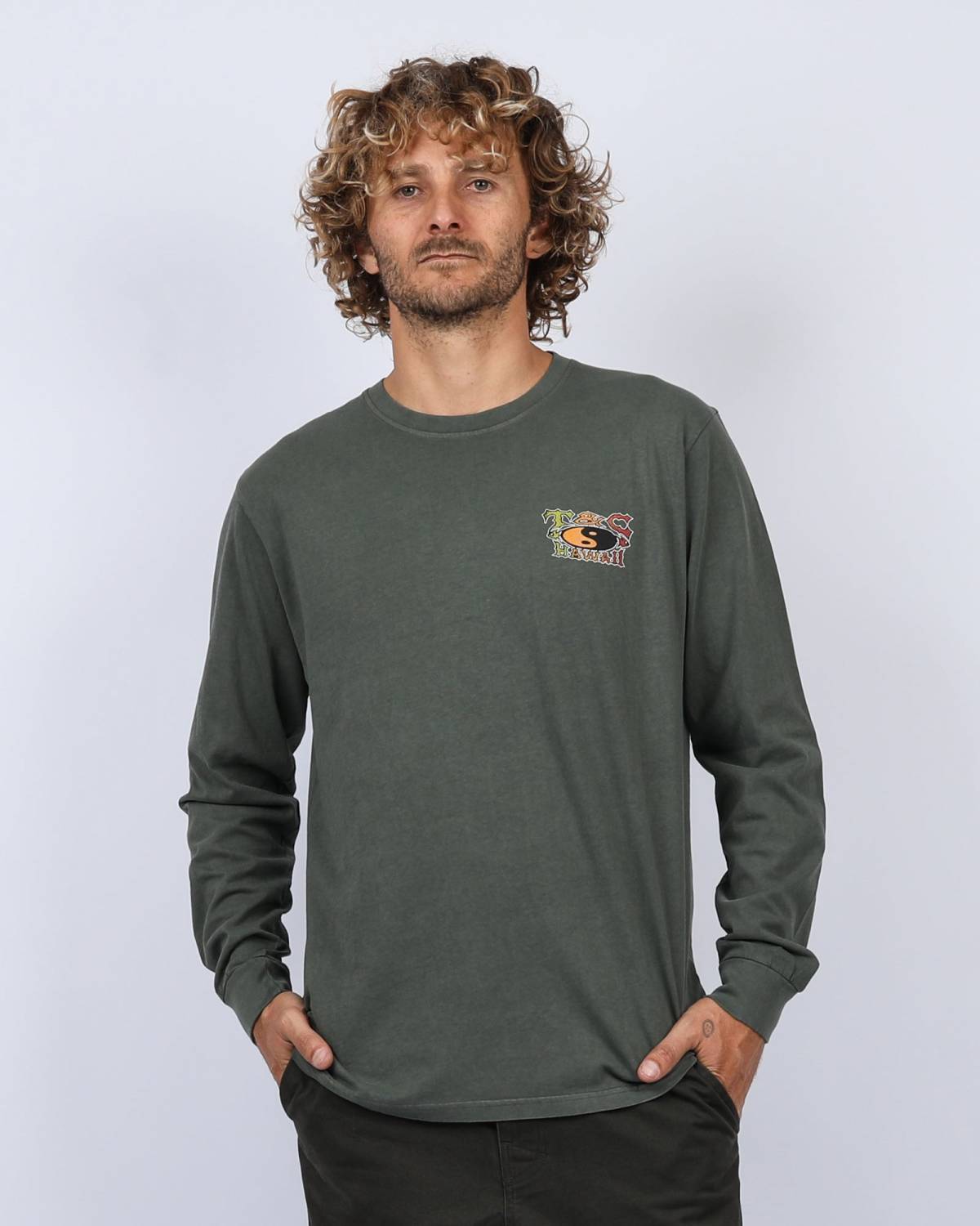 Circa L/S Tee - Washed Char