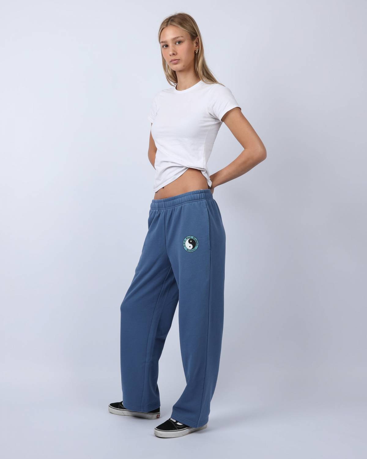 OG Wide Leg Track Pant - Pacific