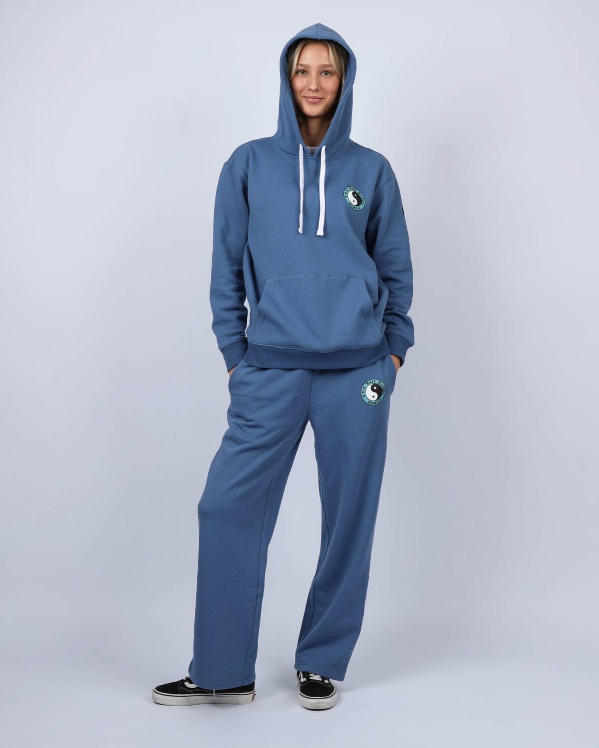 OG Wide Leg Track Pant - Pacific