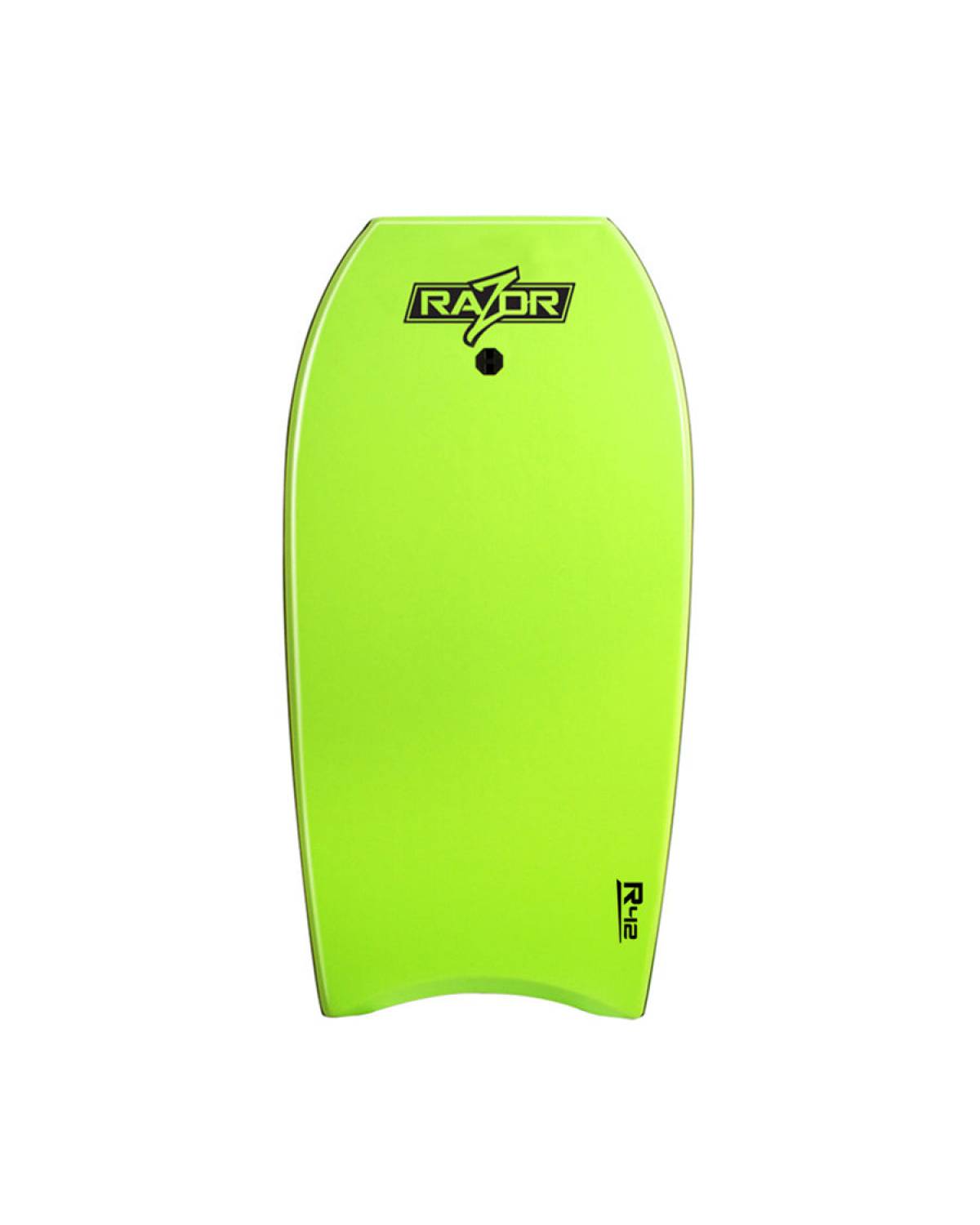 Lime bodyboard front view
