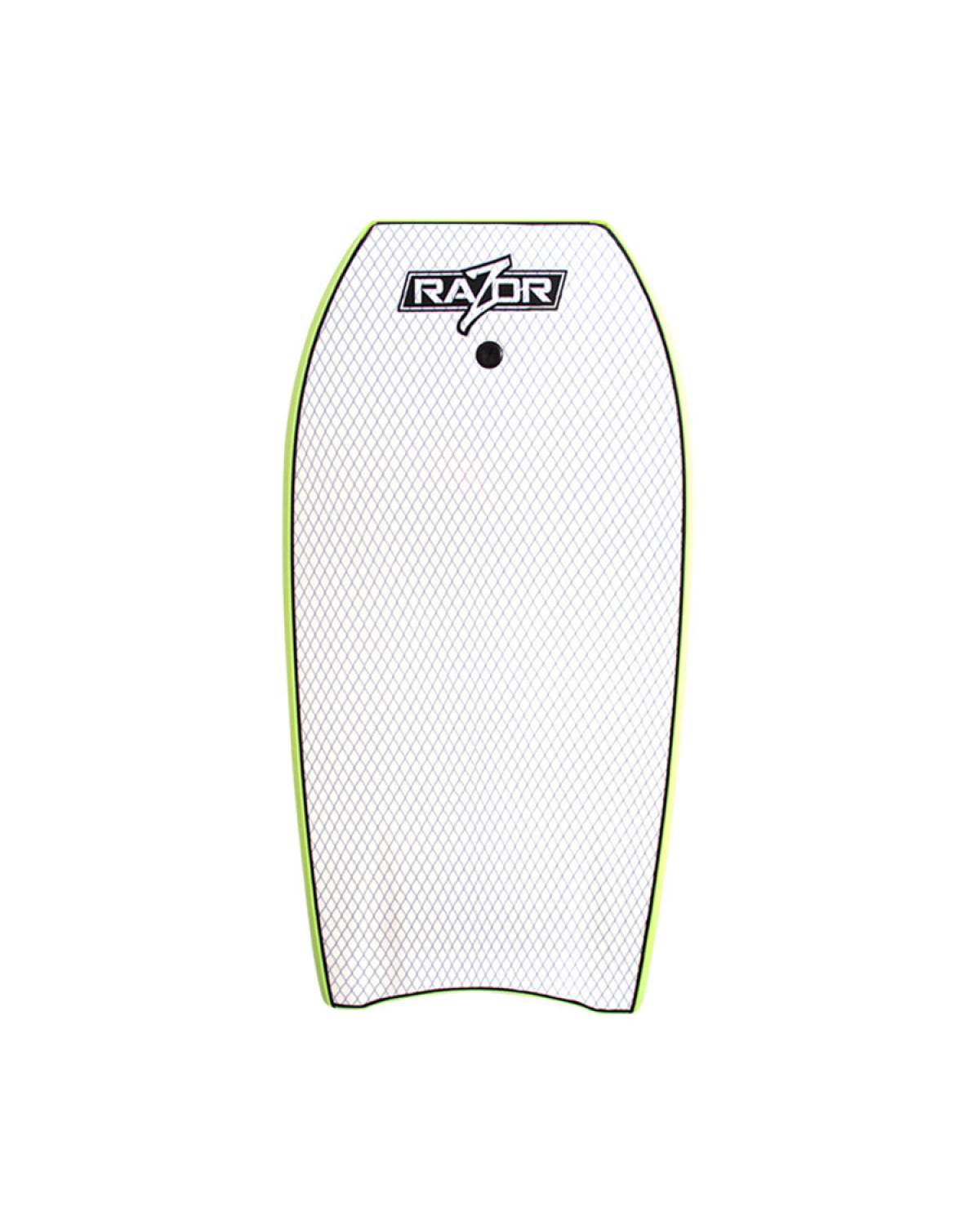 Lime bodyboard back view