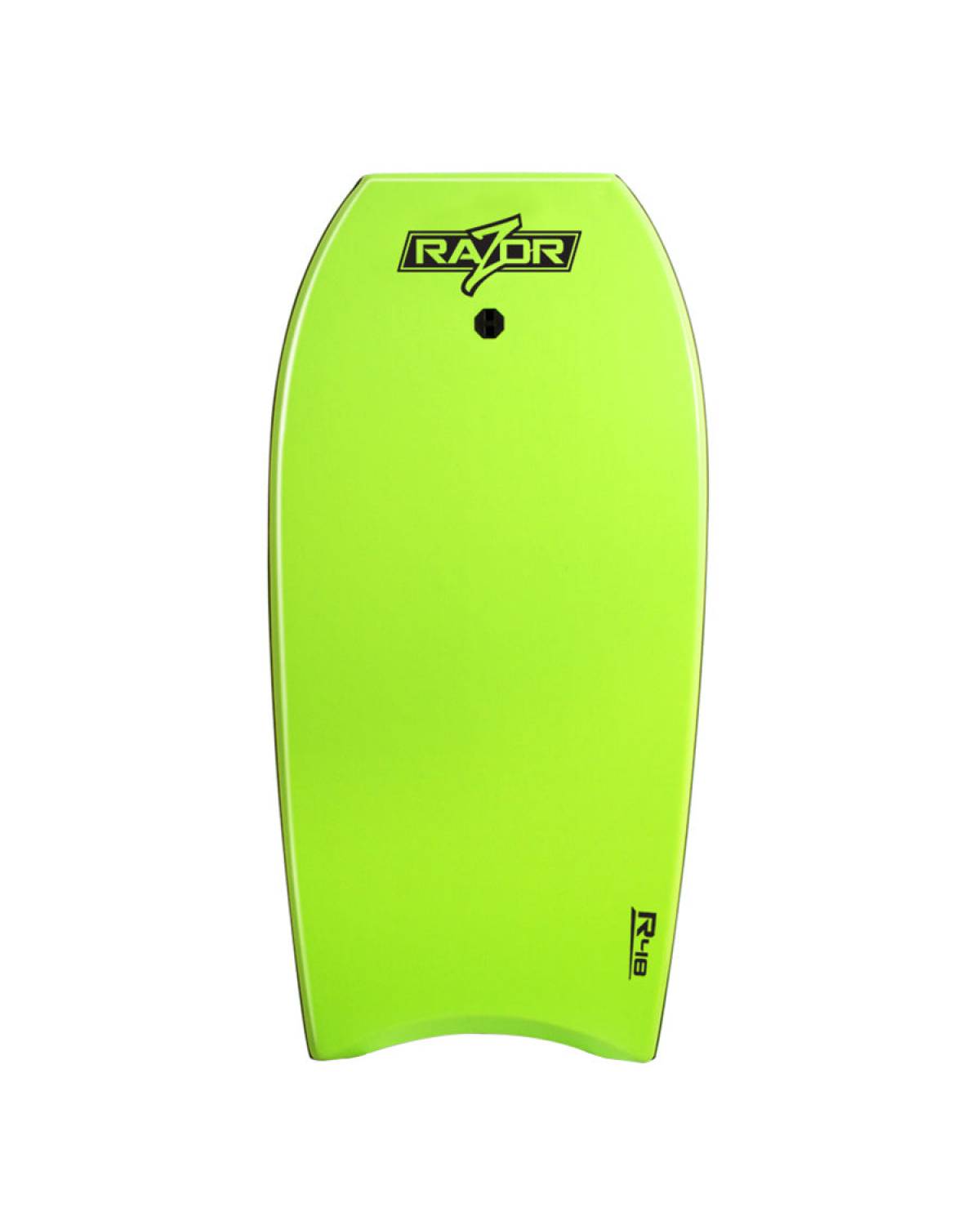 Lime bodyboard front view