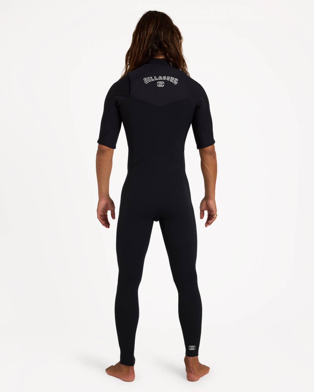 Back view of black wetsuit