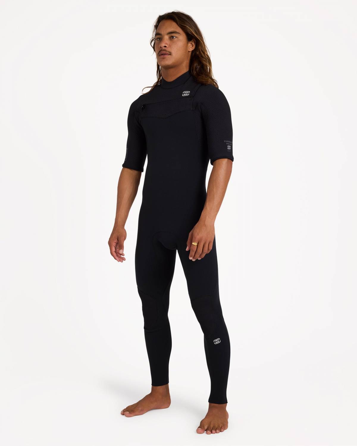 Side view of black wetsuit