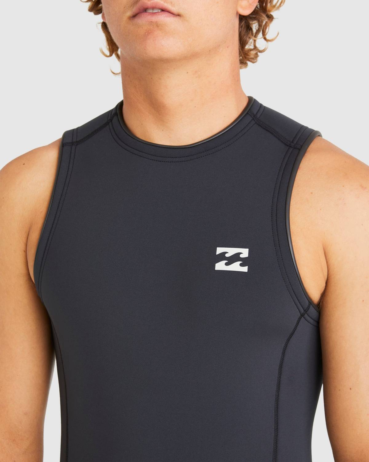 Close-up of wetsuit logo