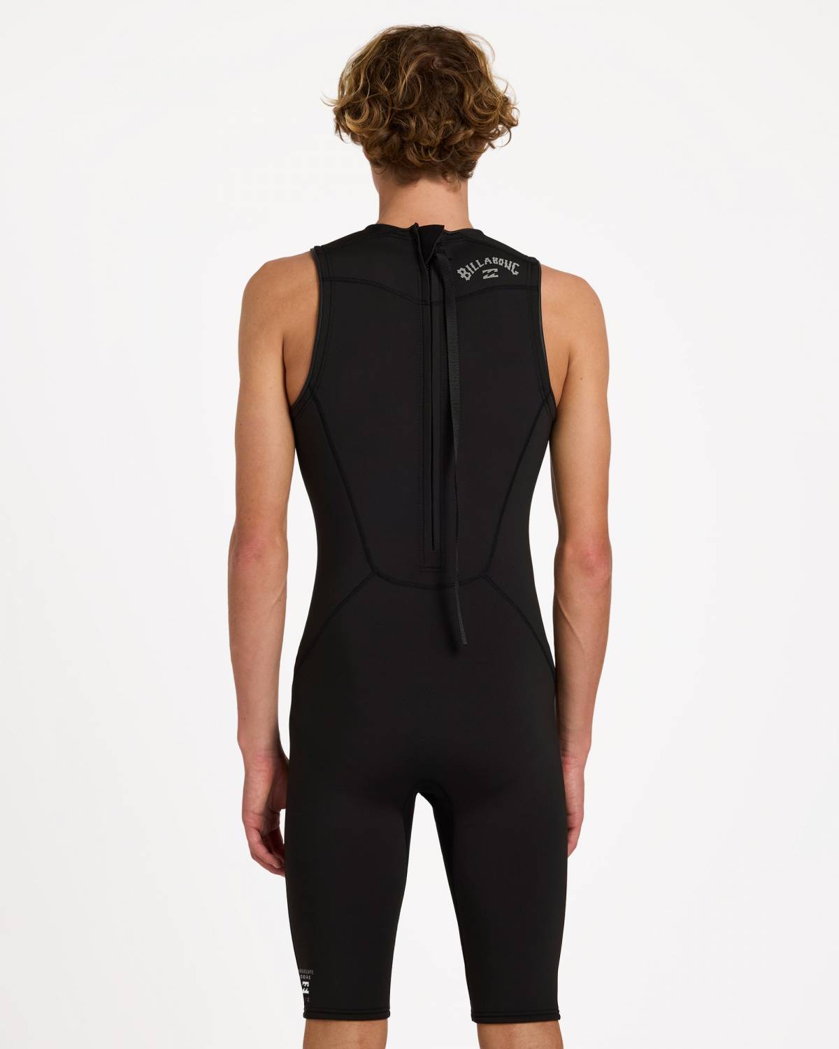 Back view of black springsuit