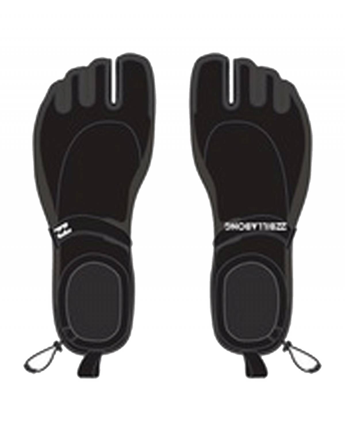 Mens 2mm Pro Reef Wetsuit Boots - Black