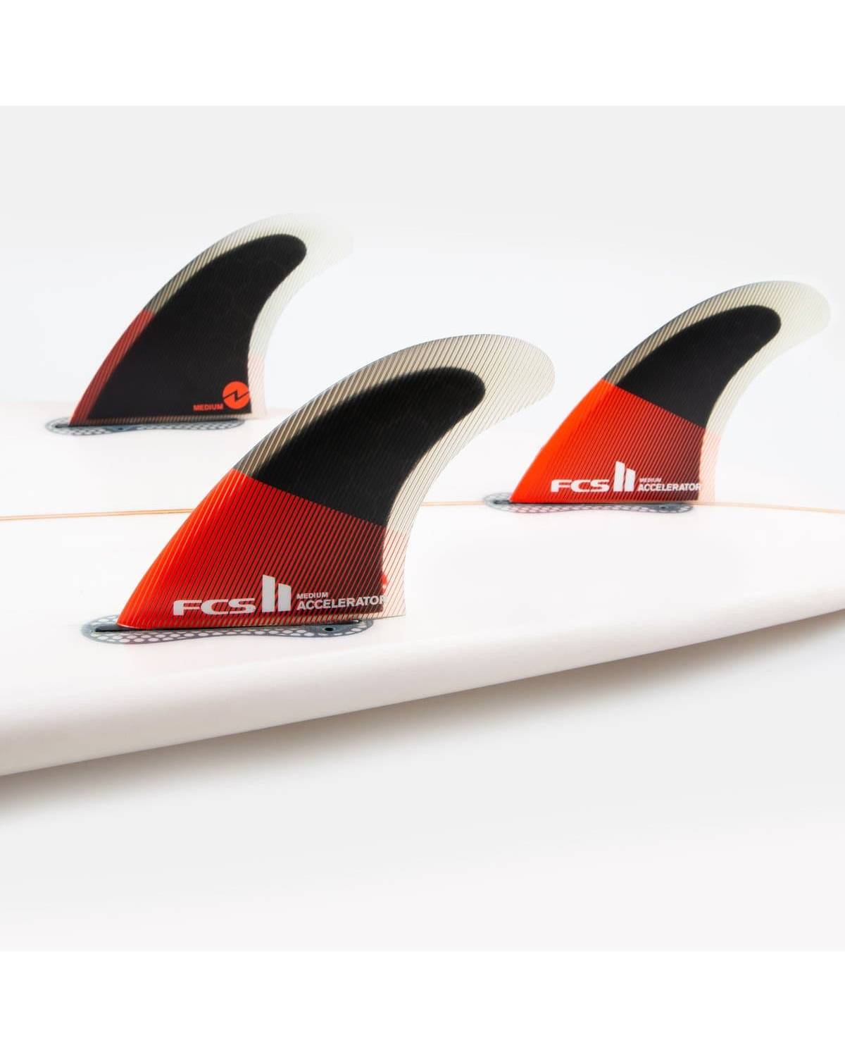 FCS II Accelerator PC Tri surfboard fin set