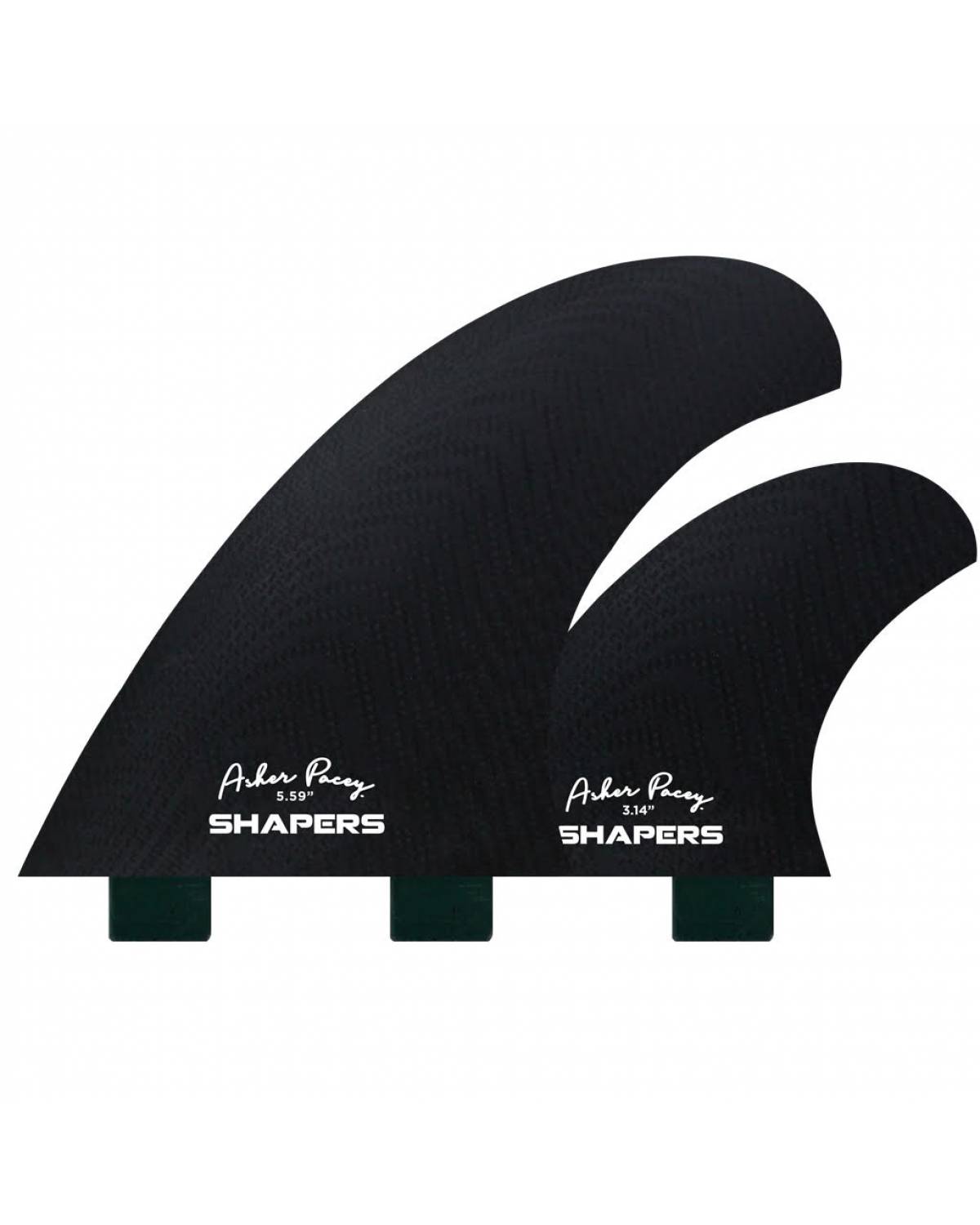 Asher Pacey 5.59" + Stabiliser - FCS-Black
