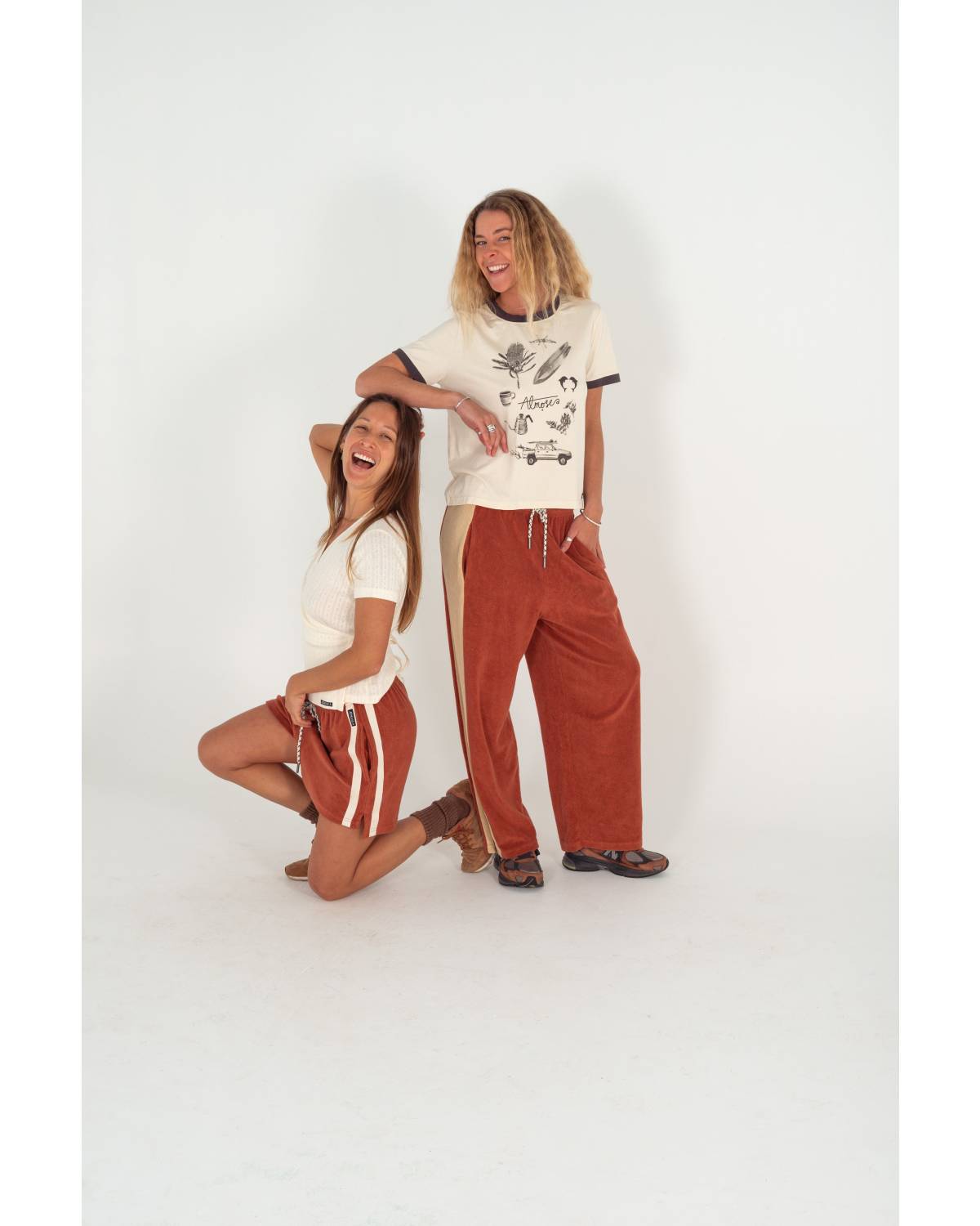 Après Surf Panel Pant - Rust & Cream