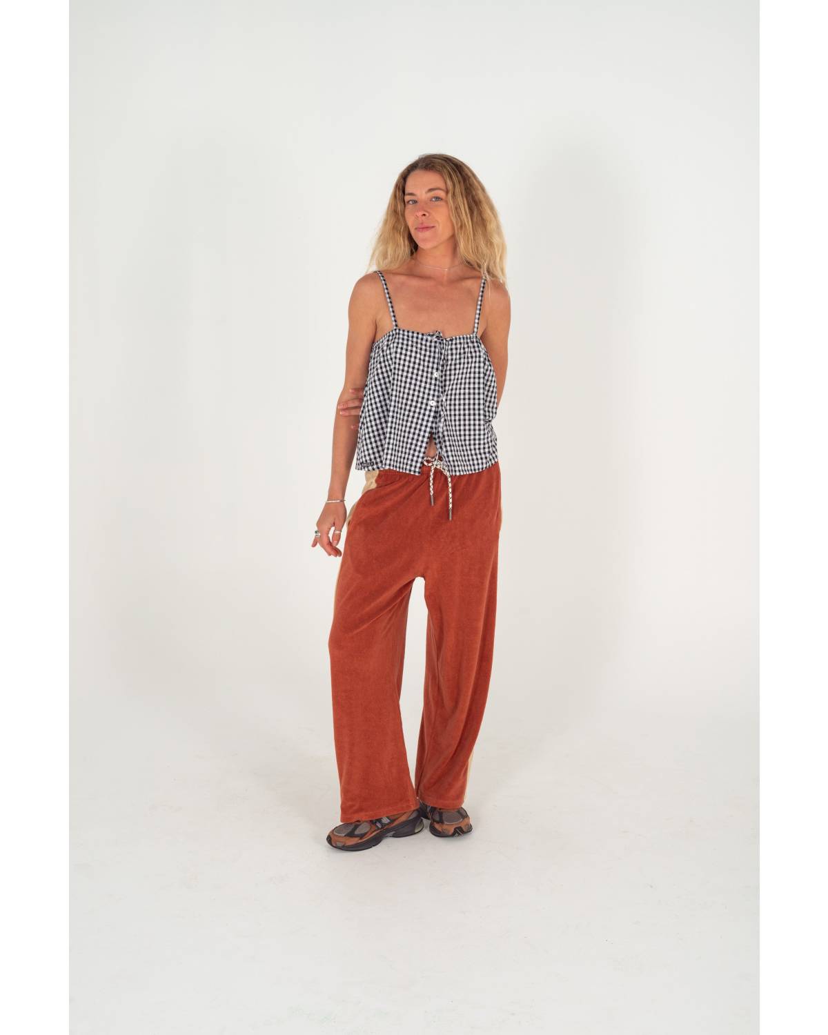 Après Surf Panel Pant - Rust & Cream
