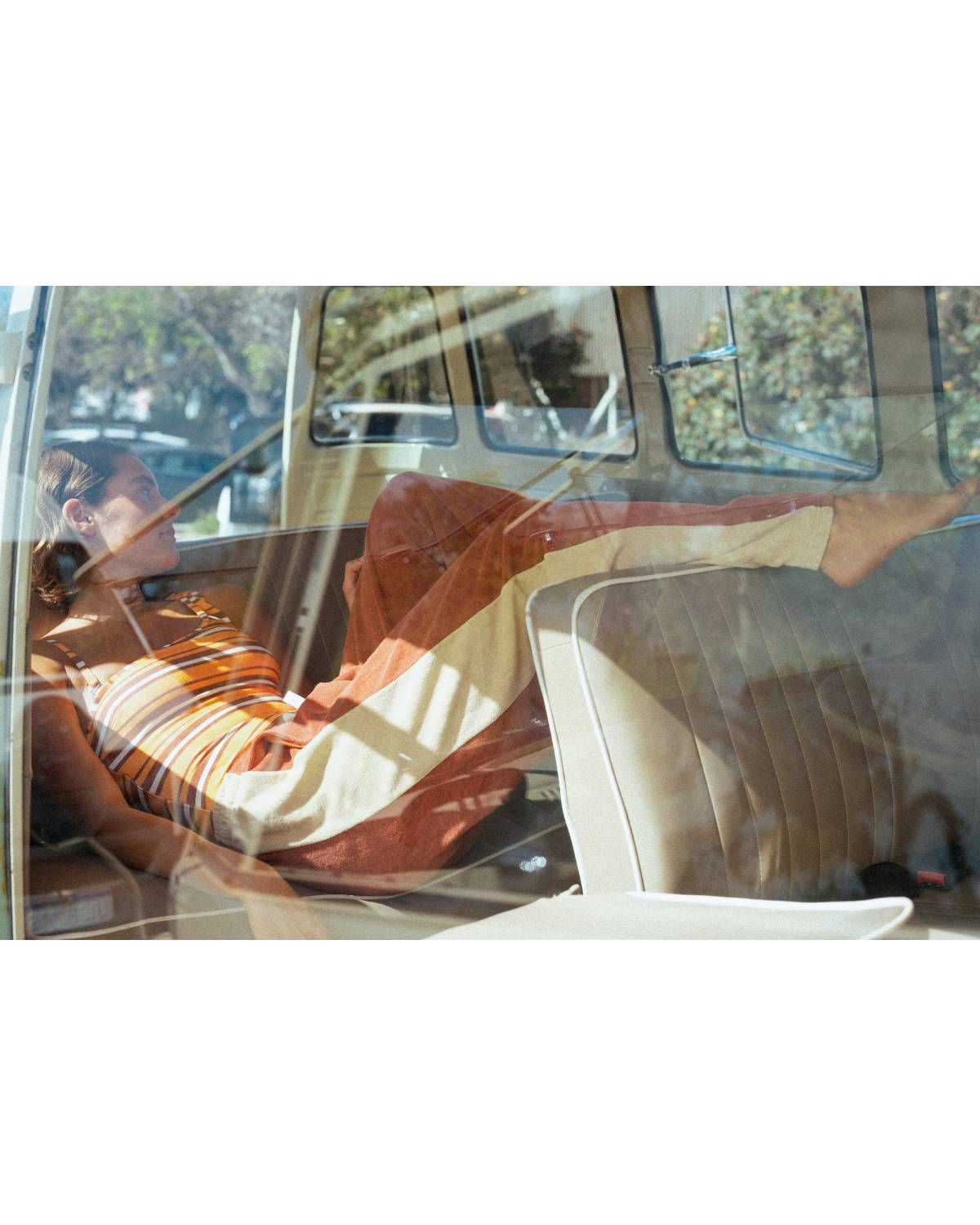 Après Surf Panel Pant - Rust & Cream