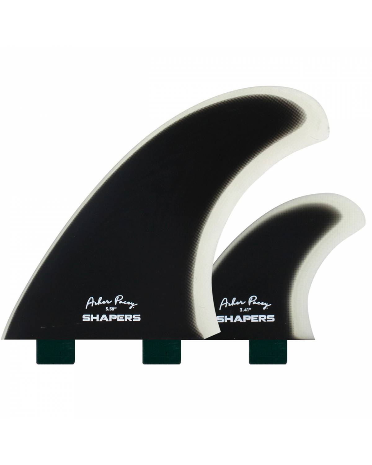 Asher Pacey 5.59" + Stabiliser - FCS-Black/Clear