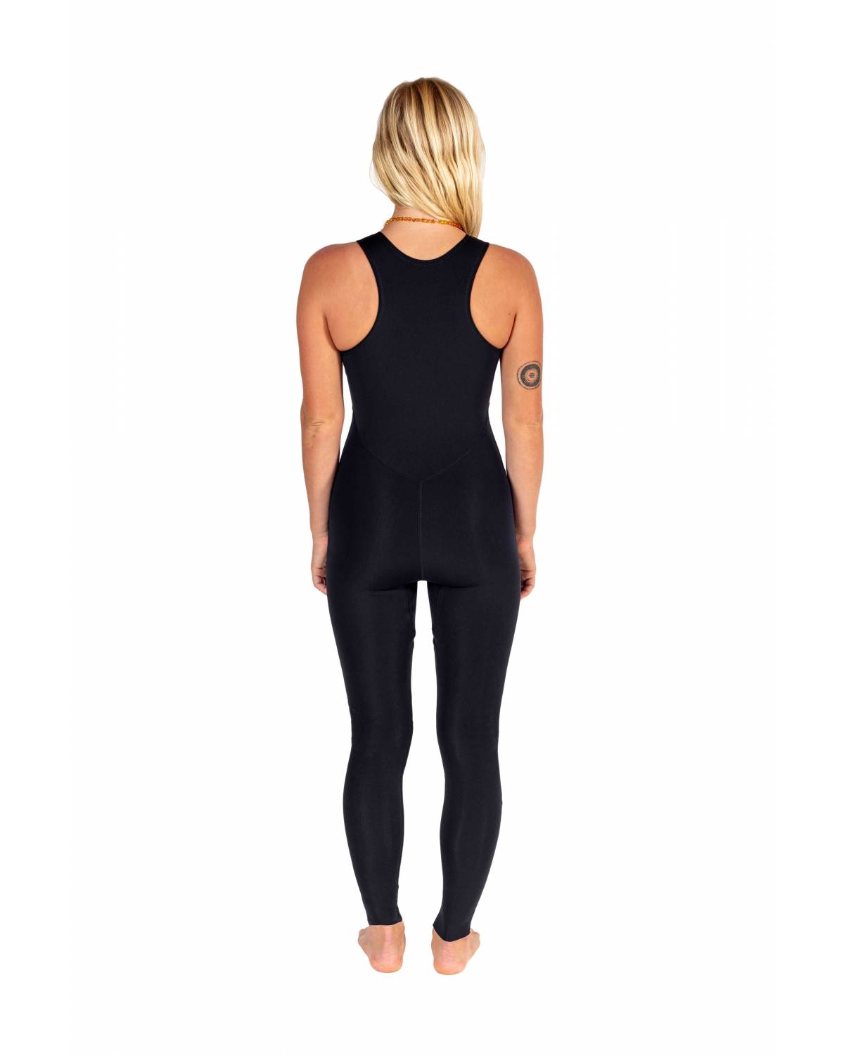 ATMOSEA FRONT ZIP LONG JANE - BLACK