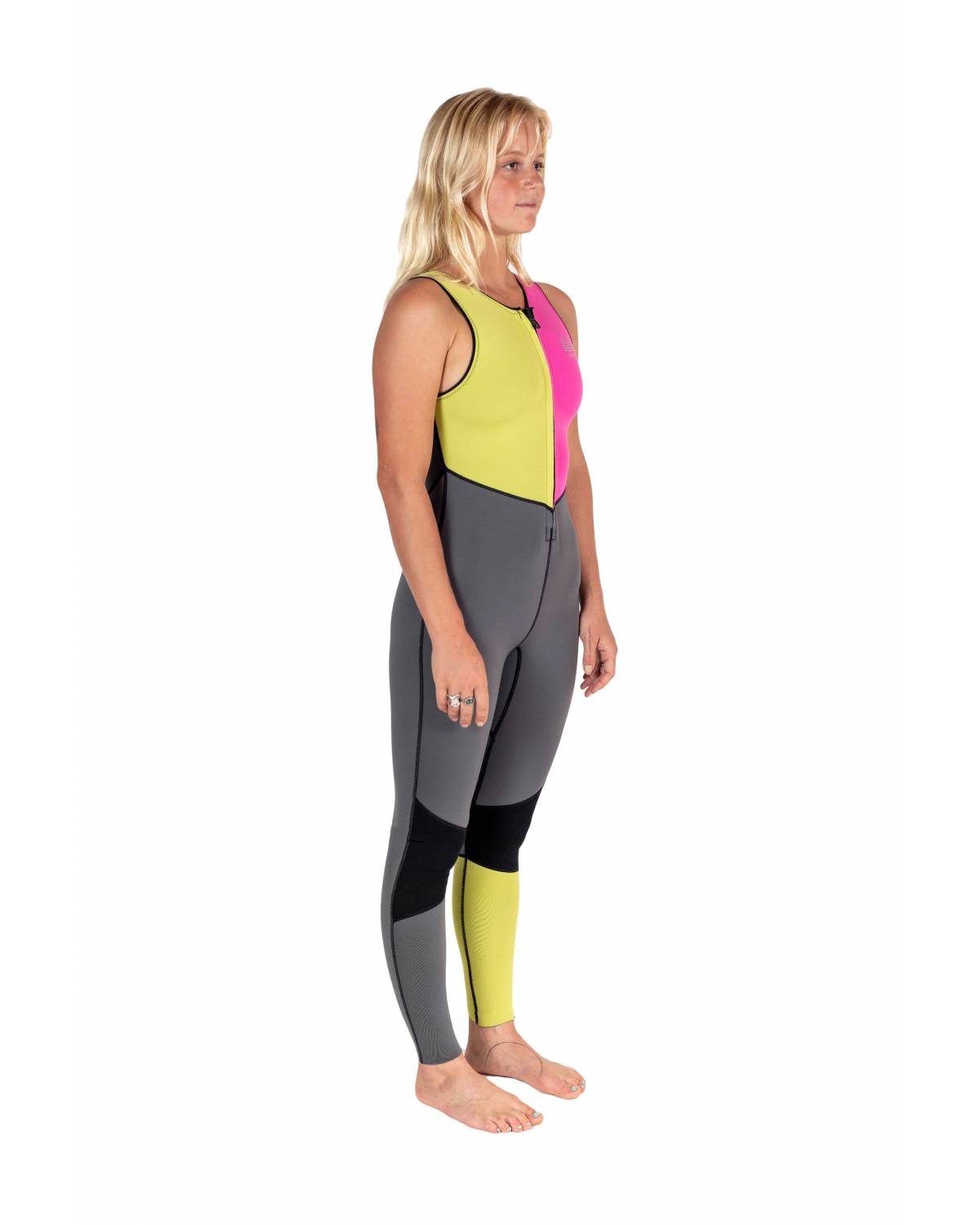 Atmosea Front Zip Long Jane Splice