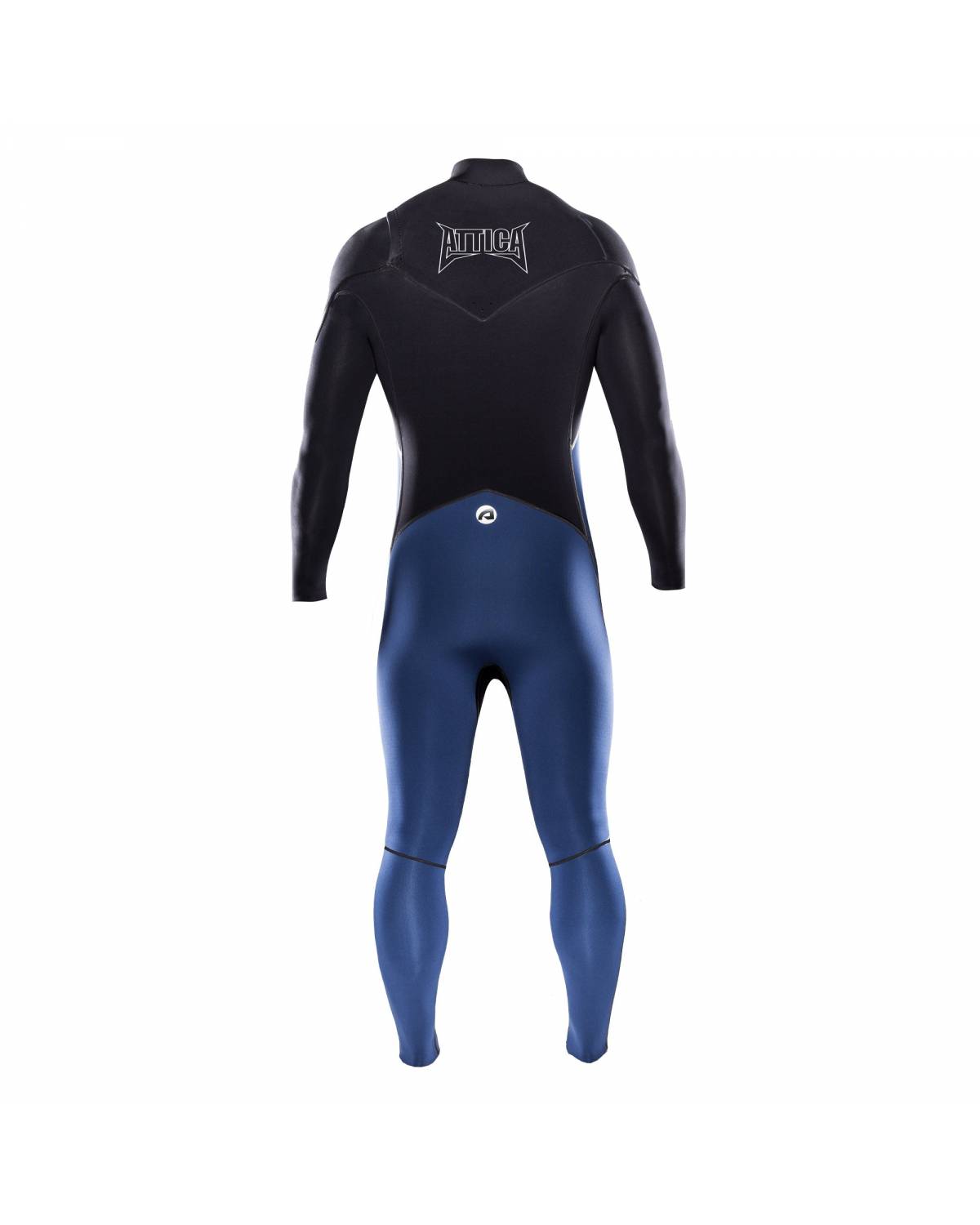Attica Omega 3/2 Chest Zip Steamer - Iodine Blue/Black/White back