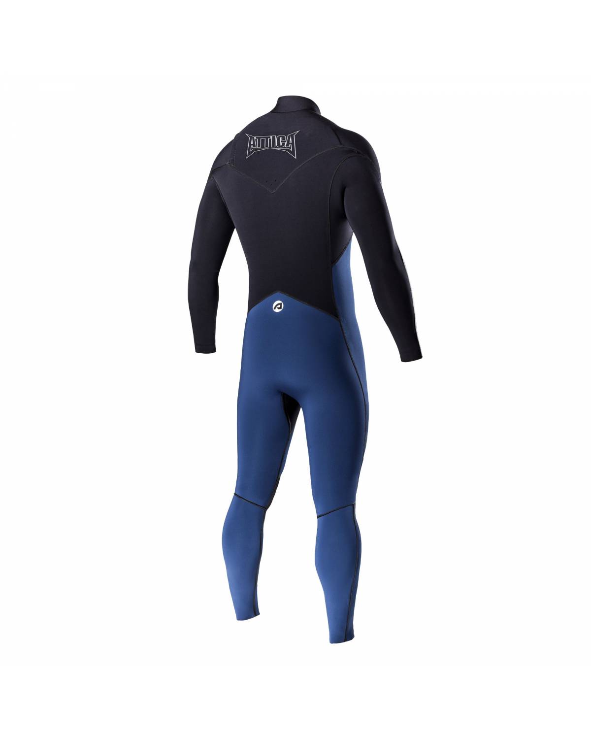 Attica Omega 3/2 Chest Zip Steamer - Iodine Blue/Black/White back