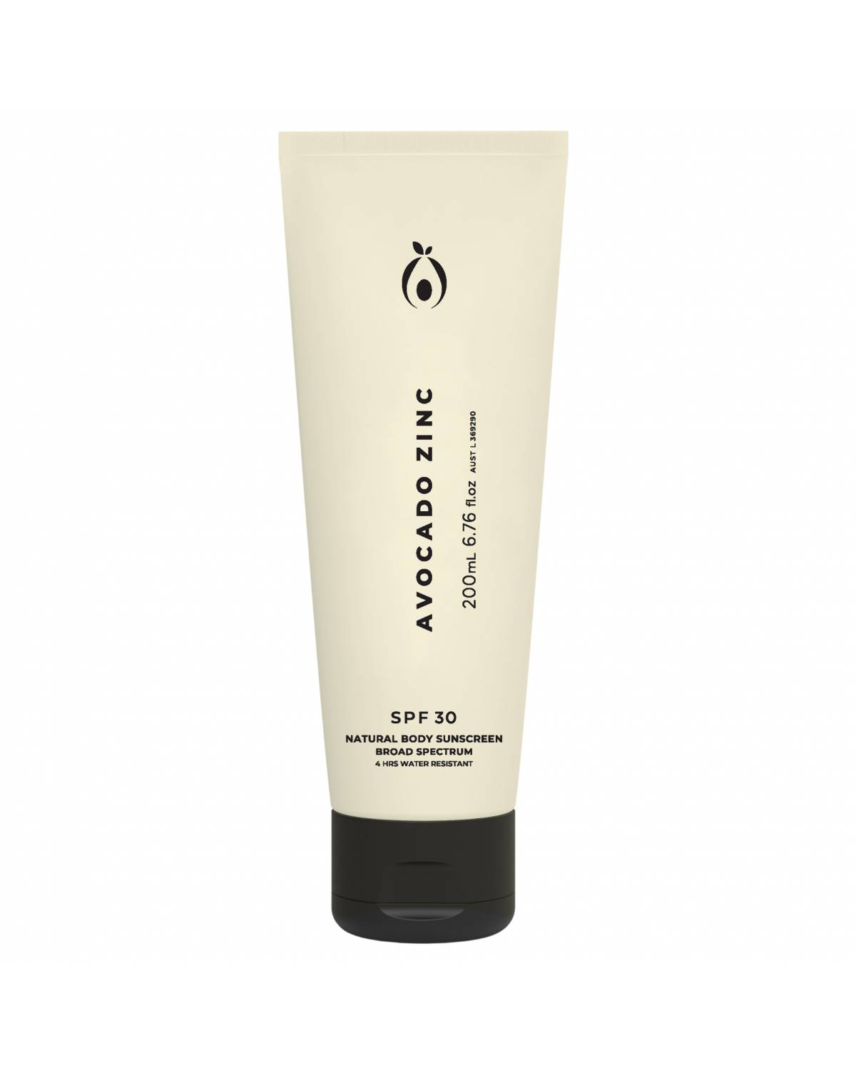 Avocado Zinc SPF 30 Natural Body Sunscreen (200 ml)