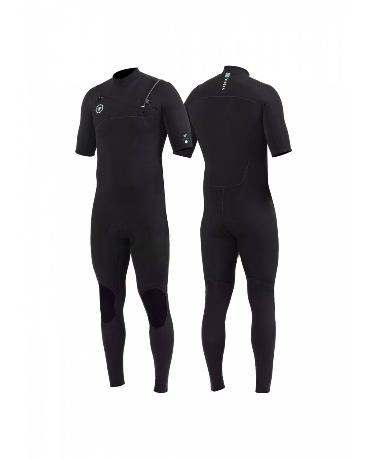  7 Seas 2-2 Ss Full Suit - Black
