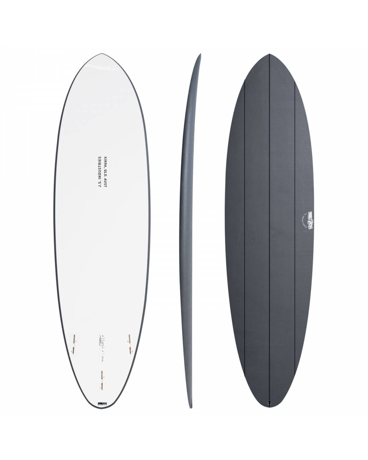 Big Baron Softboard - Gray (JS Industries) - 6' 0" x 19 1/2" x 2 7/16" x 31.5L - FCS II
