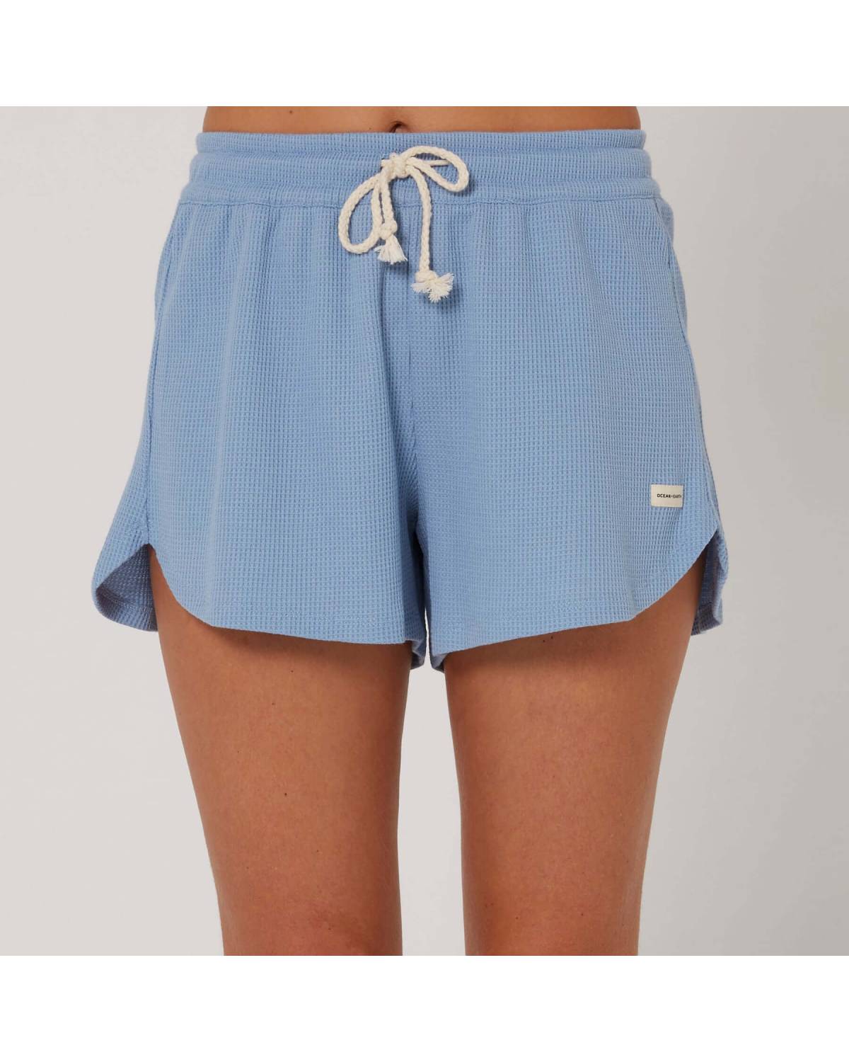 Bliss Waffle Short - Atlantic Blue