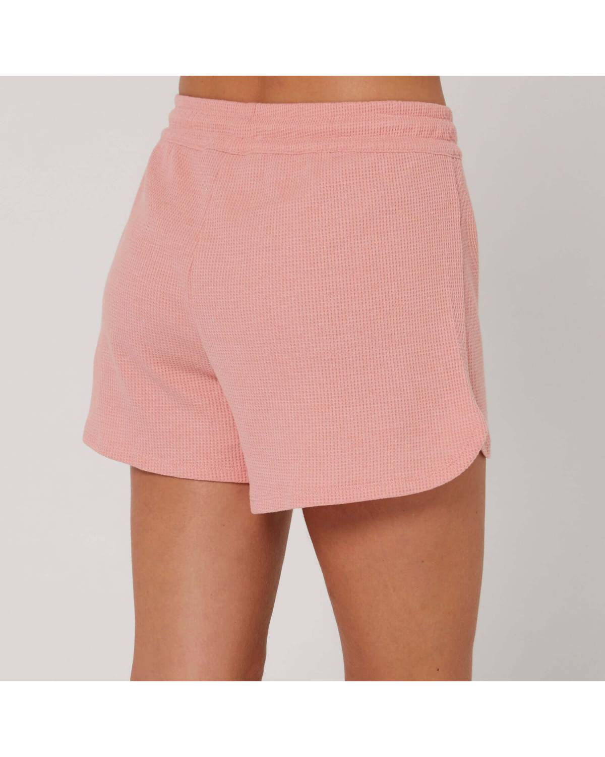 Bliss Waffle Short - Misty Rose