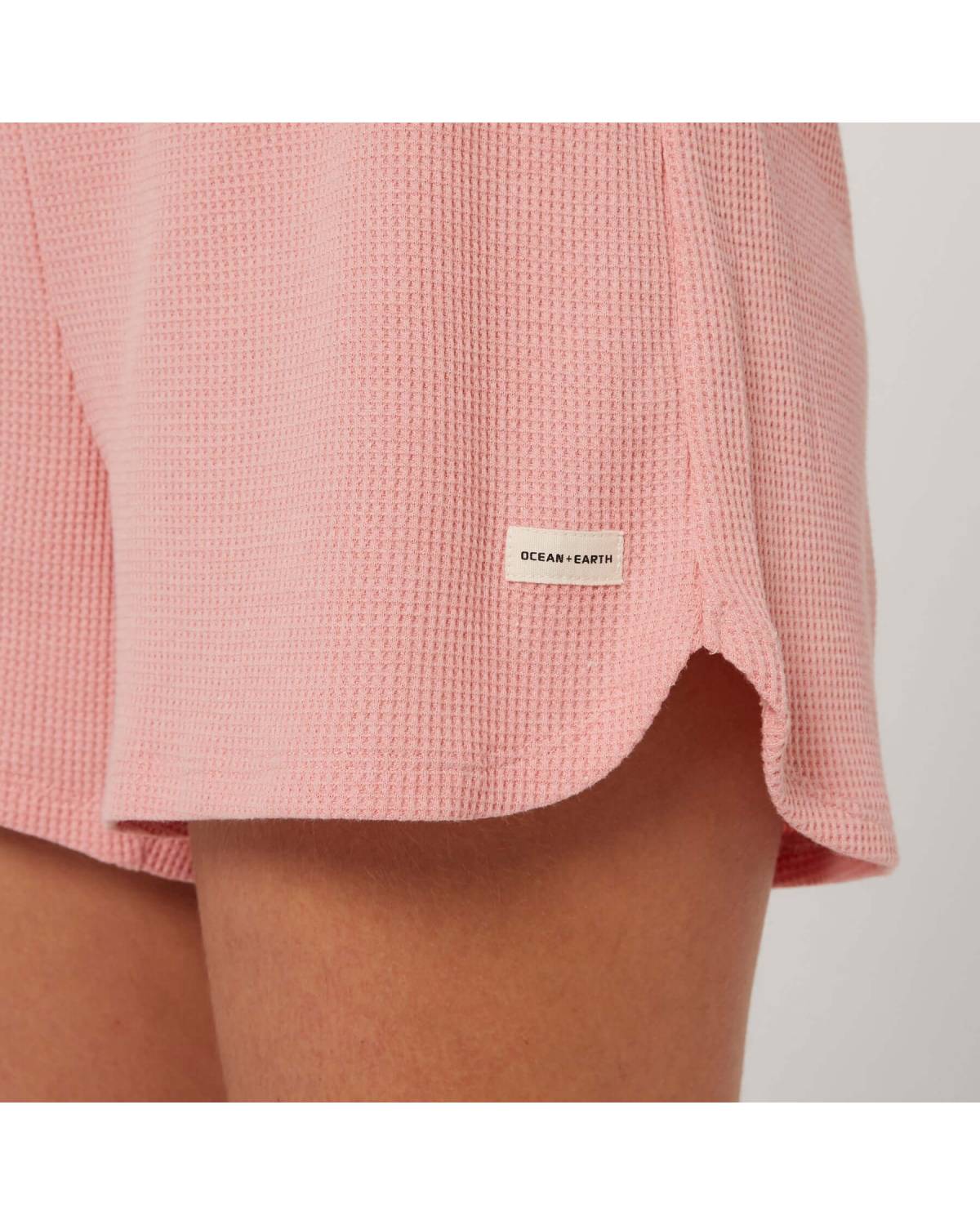 Bliss Waffle Short - Misty Rose