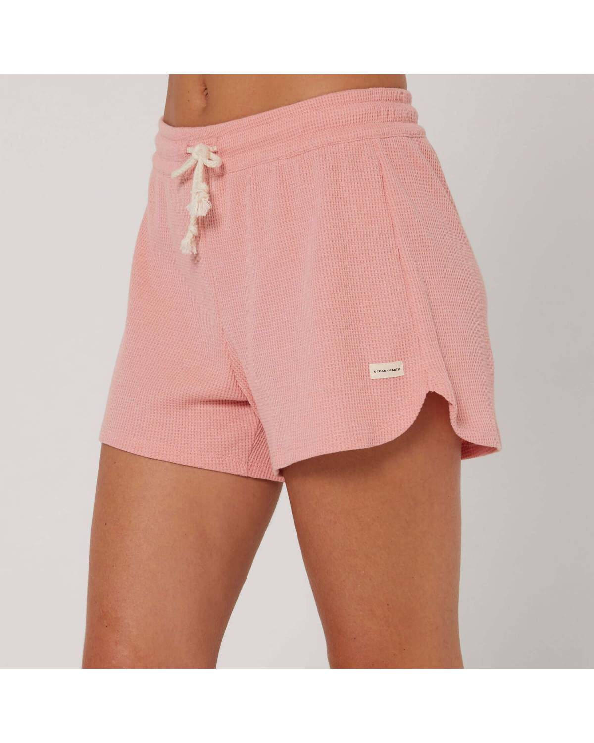 Bliss Waffle Short - Misty Rose