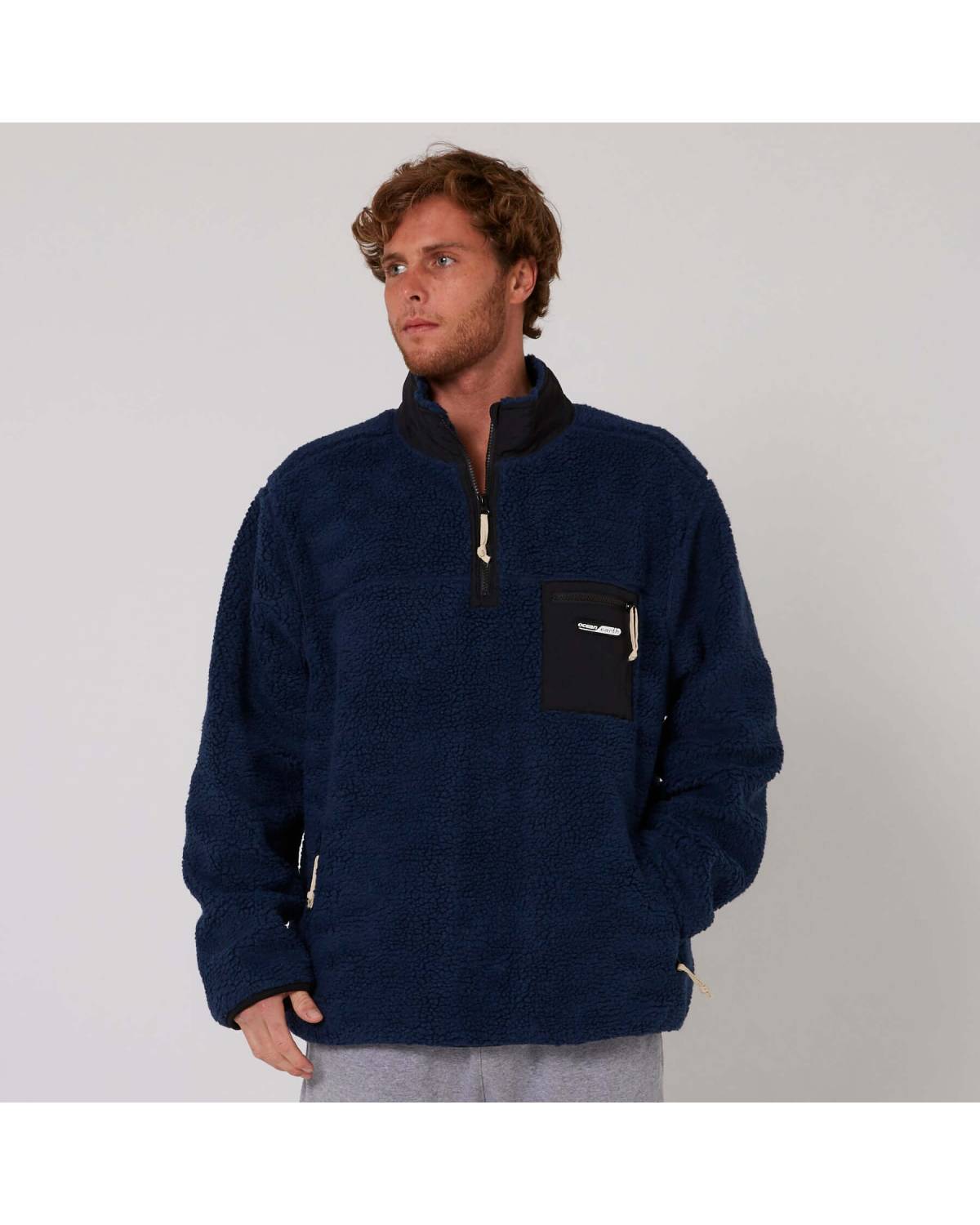 Reflex Sherpa 1/4 Zip - Blue