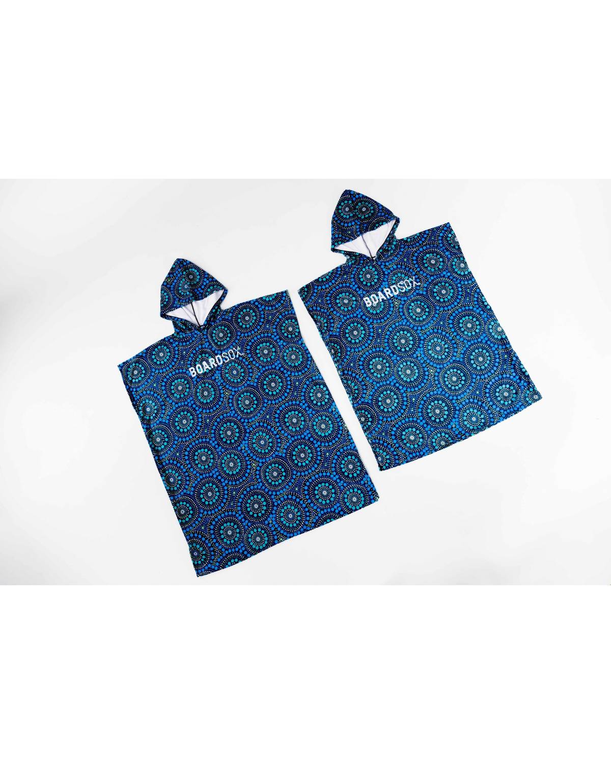 Boardsox Bombora Changing Poncho laid flat