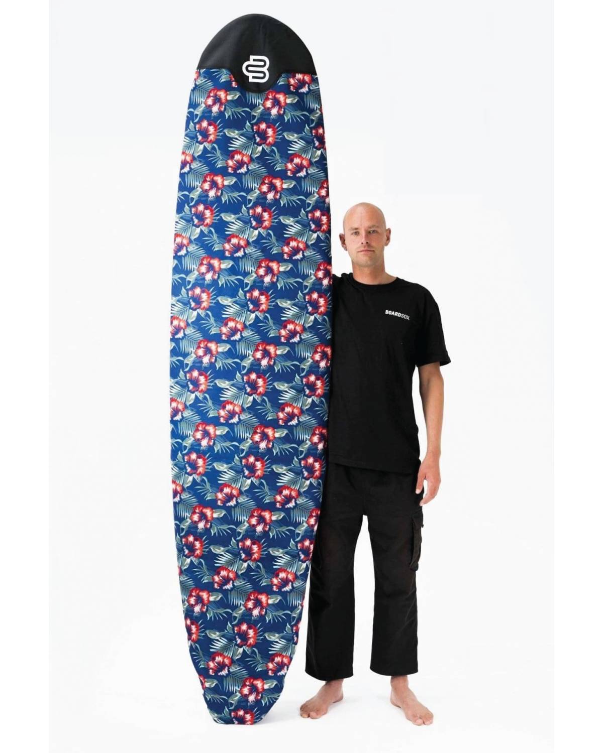 Boardsox Hawaiian Surfboard Cover - Mid/Long with model