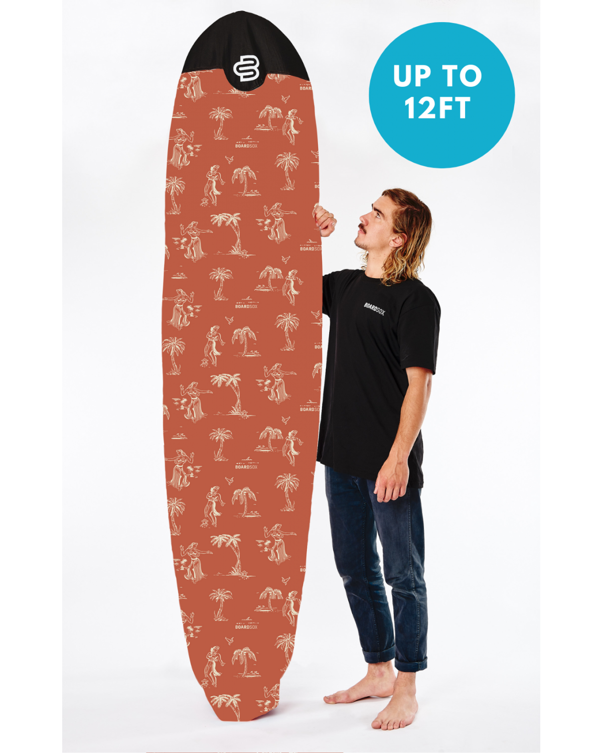 Boardsox Hula Lula Recycled Long Board Cover